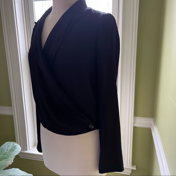 Anthropologie ETT Twa buttoned wrap blazer size 2 - Picture 5 of 8